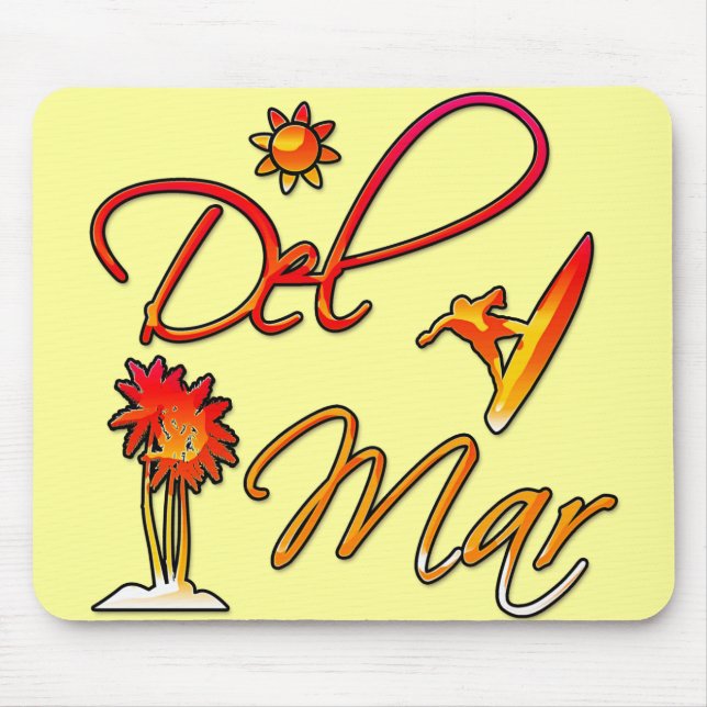 Del Mar Mouse Mat (Front)