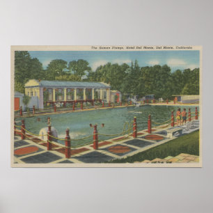 Del Monte, CA - The Roman Plunge at Hotel Poster