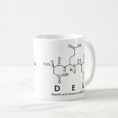 Del peptide name mug (Front Right)