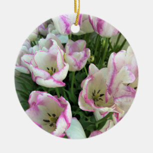 Del Piero Tulips Ceramic Tree Decoration