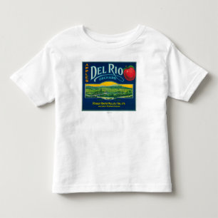 Del Rio Apple Crate LabelMedford, OR Toddler T-Shirt