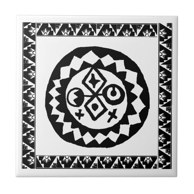 Del Sol of the Four Cardinal Directions Tile (Front)