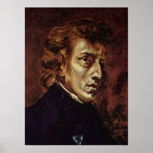 Delacroix - Frederic Chopin Poster