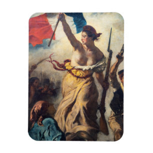 Delacroix - Liberty Leading The People Close-up Magnet