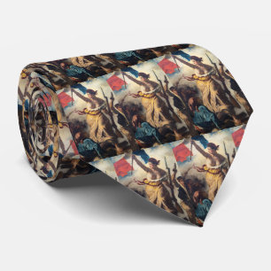 Delacroix - Liberty Leading The People Close-up Tie