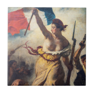 Delacroix - Liberty Leading The People Close-up Tile