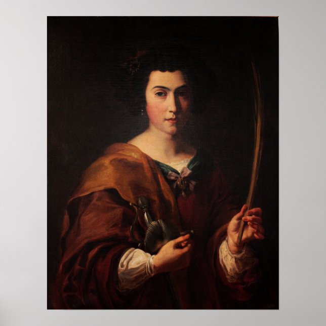 Delacroix - Saint Catherine Poster (Front)