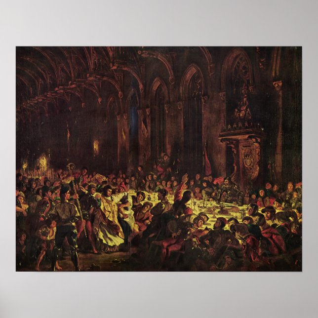 Delacroix - The Murder Of The Bishop Of Liege Poster (Front)