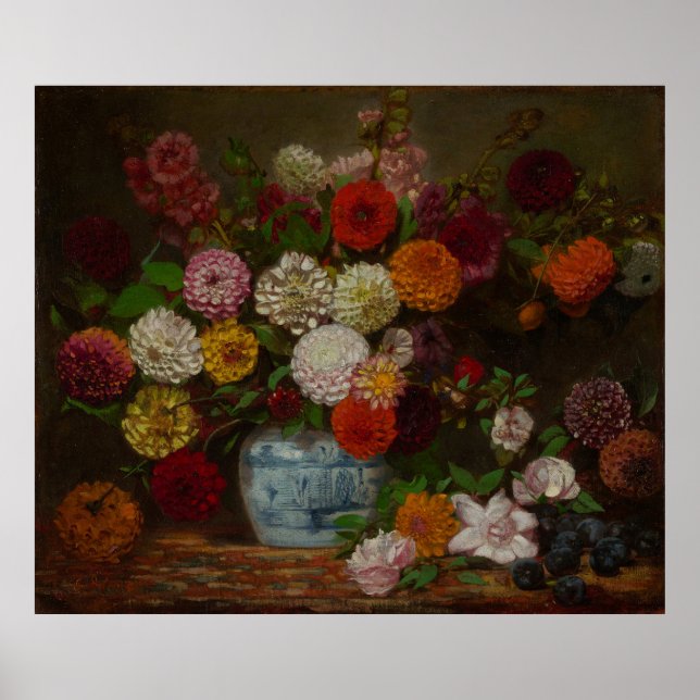 Delacroix's Still Life Poster (Front)