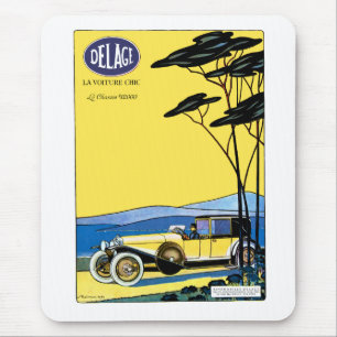 Delage ~ La Voiture Chic Mouse Mat
