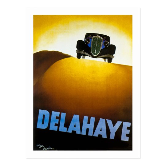Delahaye - Vintage Advertisement Postcard
