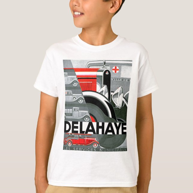 Delahaye ~ Vintage Automobile Advertisement T-Shirt (Front)