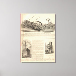 Delamater Iron Works Canvas Print