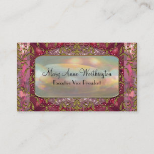 Delancey Petal Elegant Professional Business Card