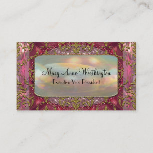 Delancey Petal II Elegant Professional Business Card