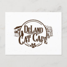 DeLand Cat Cafe Postcard