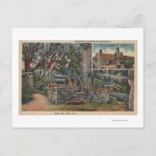 Deland, FL - Ruins of Old Spanish Sugar Mill Postcard