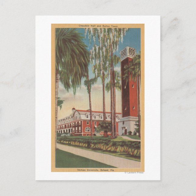 Deland, Florida - View of Stetson University Postcard (Front)