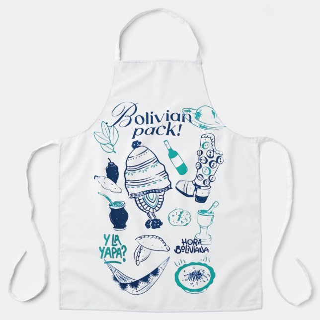 Delantal All-Over Print Apron (Front)