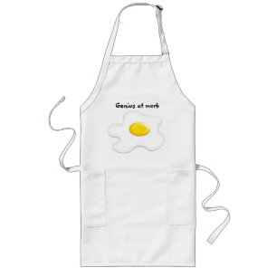 Delantal simpático para genios de la cocina long apron