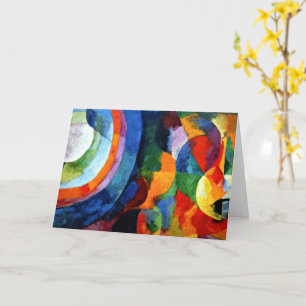 Delaunay - Circular Forms, Sun, Moon Card