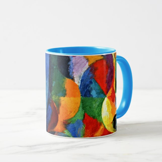 Delaunay - Circular Forms, Sun, Moon Mug (Front Right)
