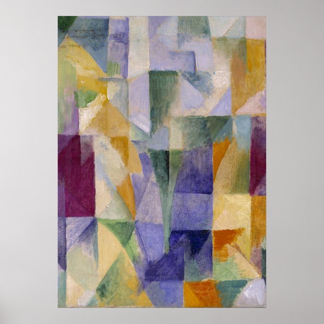 Delaunay Claasical Abstract Art Painting Windows Poster (Front)