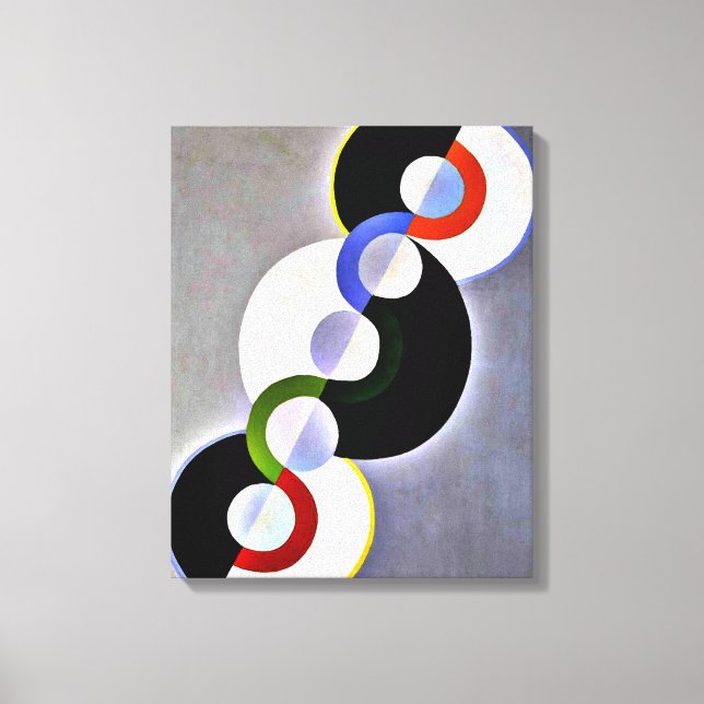 Delaunay - Endless Rhythm Canvas Print (Front)