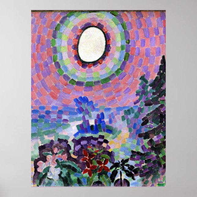 Delaunay - Landscape with Disc,  Poster (Front)