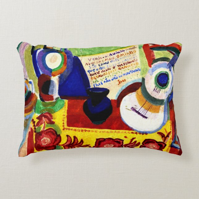 Delaunay - Portuguese Still Life Decorative Cushion (Front)
