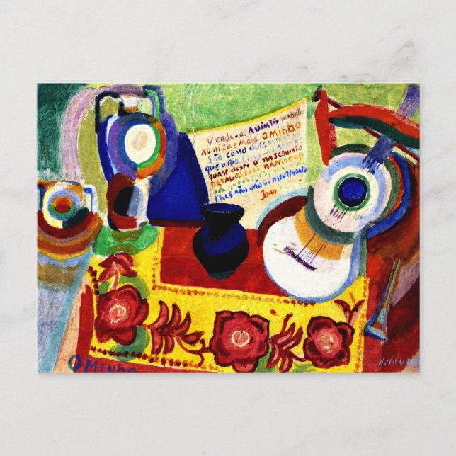 Delaunay - Portuguese Still Life Postcard (Front)