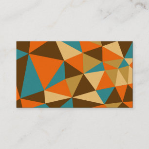 Delaunay Style Triangle Abstract 01 Business Card
