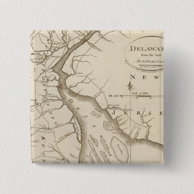 Delaware 5 15 cm square badge (Front)