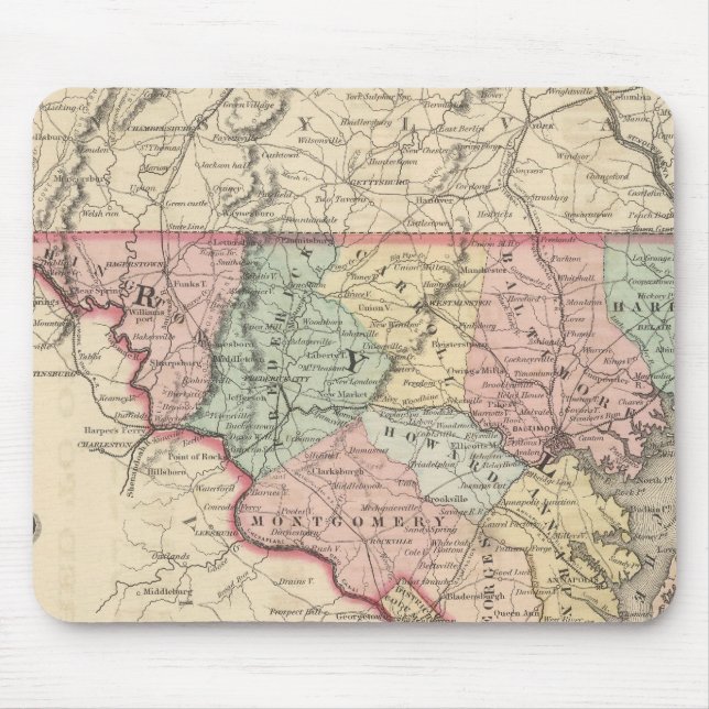 Delaware and Maryland Mouse Mat (Front)