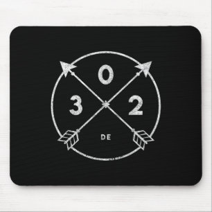 Delaware Area Code 302 State Pride Souvenir Gift A Mouse Mat