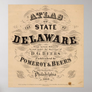 Delaware Atlas Poster