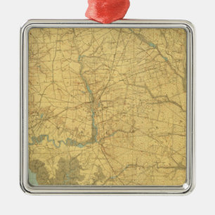 Delaware Bay, New Jersey Metal Tree Decoration