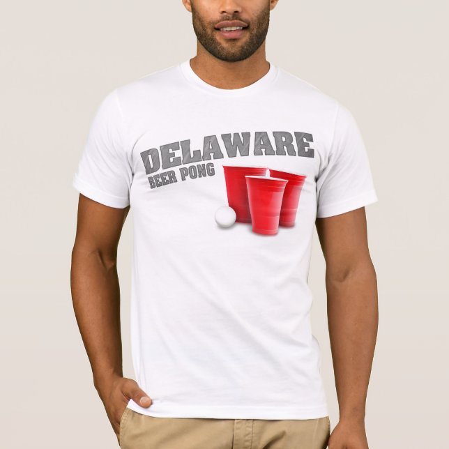 Delaware Beer Pong T-Shirt (Front)