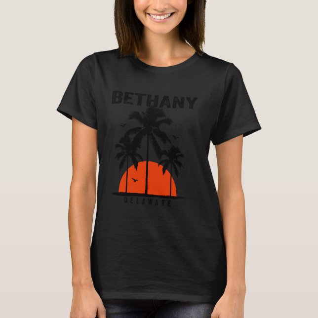 Delaware Bethany Surfing Surfboarding T-Shirt (Front)