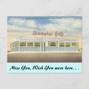 Delaware, Birmingham Grille Postcard