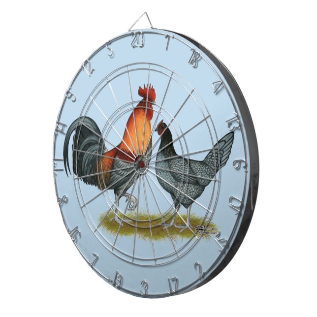 Delaware Blue Hen Dartboard (Front Right)