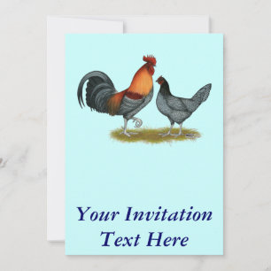 Delaware Blue Hen Invitation