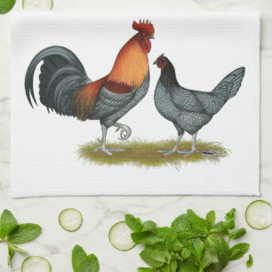 Delaware Blue Hen Tea Towel