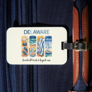 Delaware – Boardwalk Treats & Bayside Ease Luggage Tag