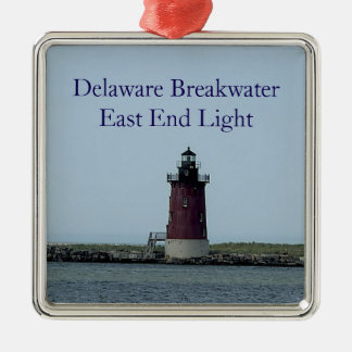 Delaware Breakwater East End Light Metal Tree Decoration