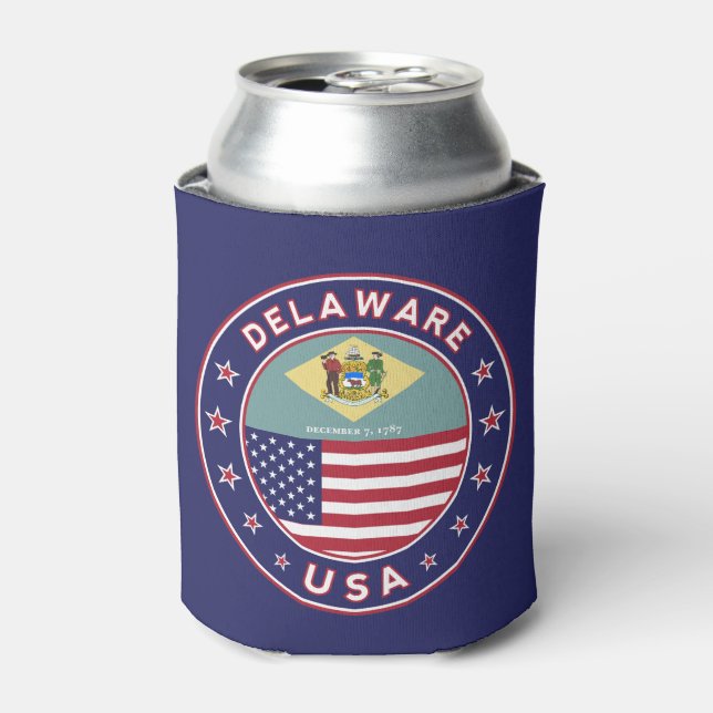 Delaware Can Cooler (Can Front)
