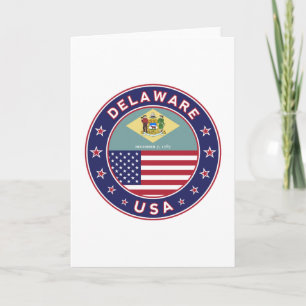 Delaware, Delaware t-shirt, Delaware sticker Card