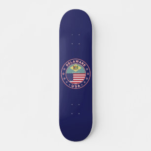 Delaware, Delaware t-shirt, Delaware sticker Skateboard