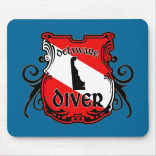 Delaware Diver Mouse Mat