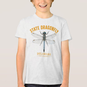 Delaware Dragonfly in Flight Tri-Blend Shirt